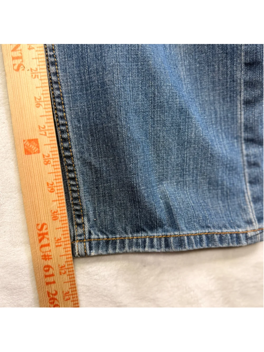 Men's Levi's 505 36x32 Medium Wash Straight Leg Jeans Blue